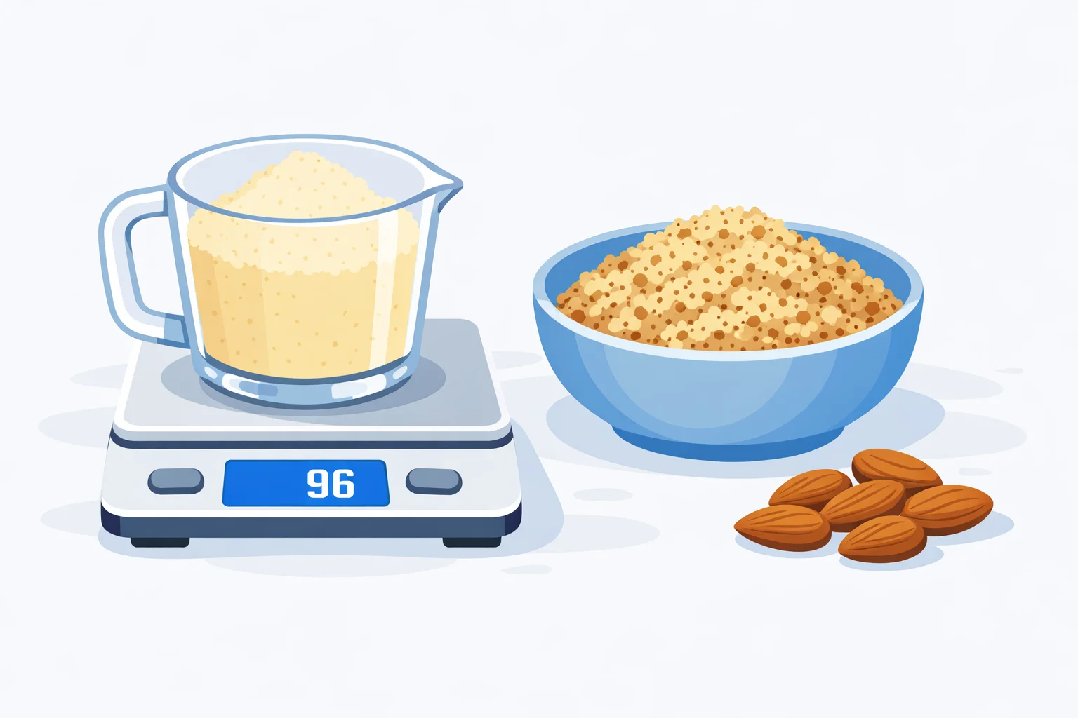 Cups to Grams – Almond Flour