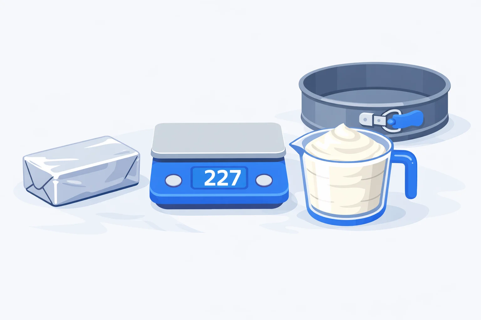 Cups to Grams – Cream Cheese