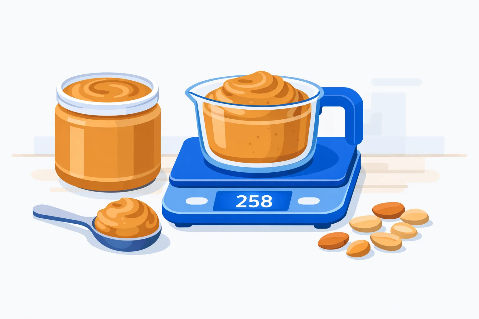 Cups to Grams – Peanut Butter
