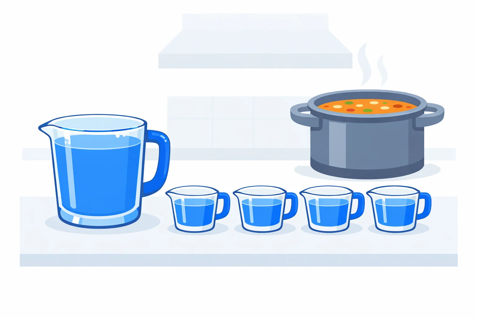 Cups to Quarts
