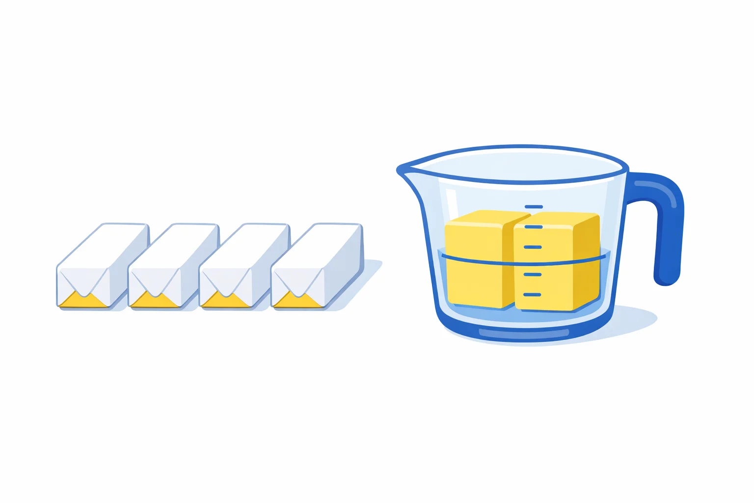 Sticks of Butter to Cups